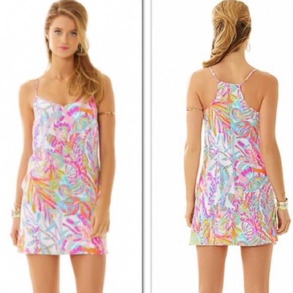 Lilly Pulitzer Dresses & Skirts - Lilly Pulitzer Silk Scuba to Cuba White Dress! Xs